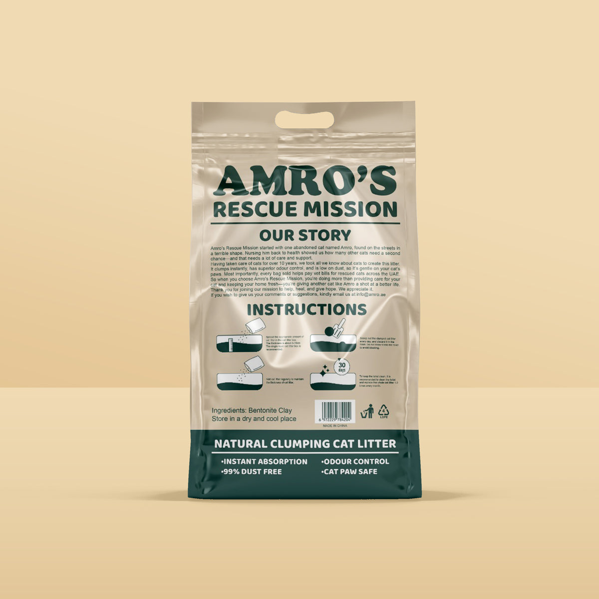 Natural Clumping Cat Litter