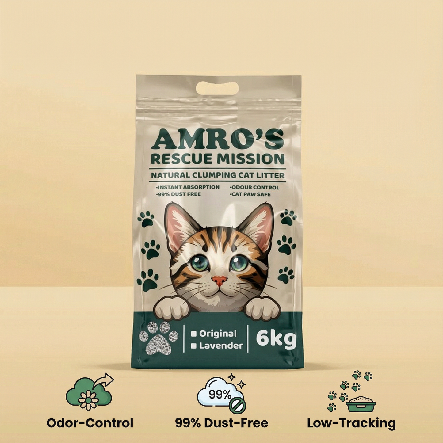 Natural Clumping Cat Litter