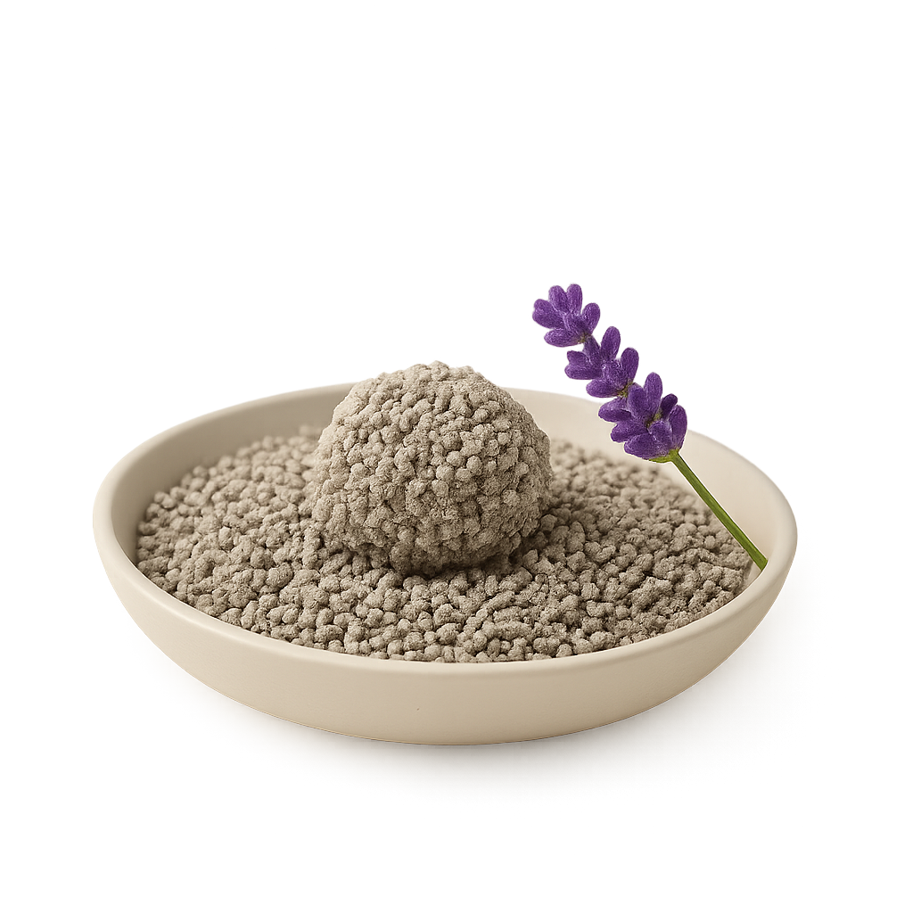 Amro's Lavender clumping cat litter